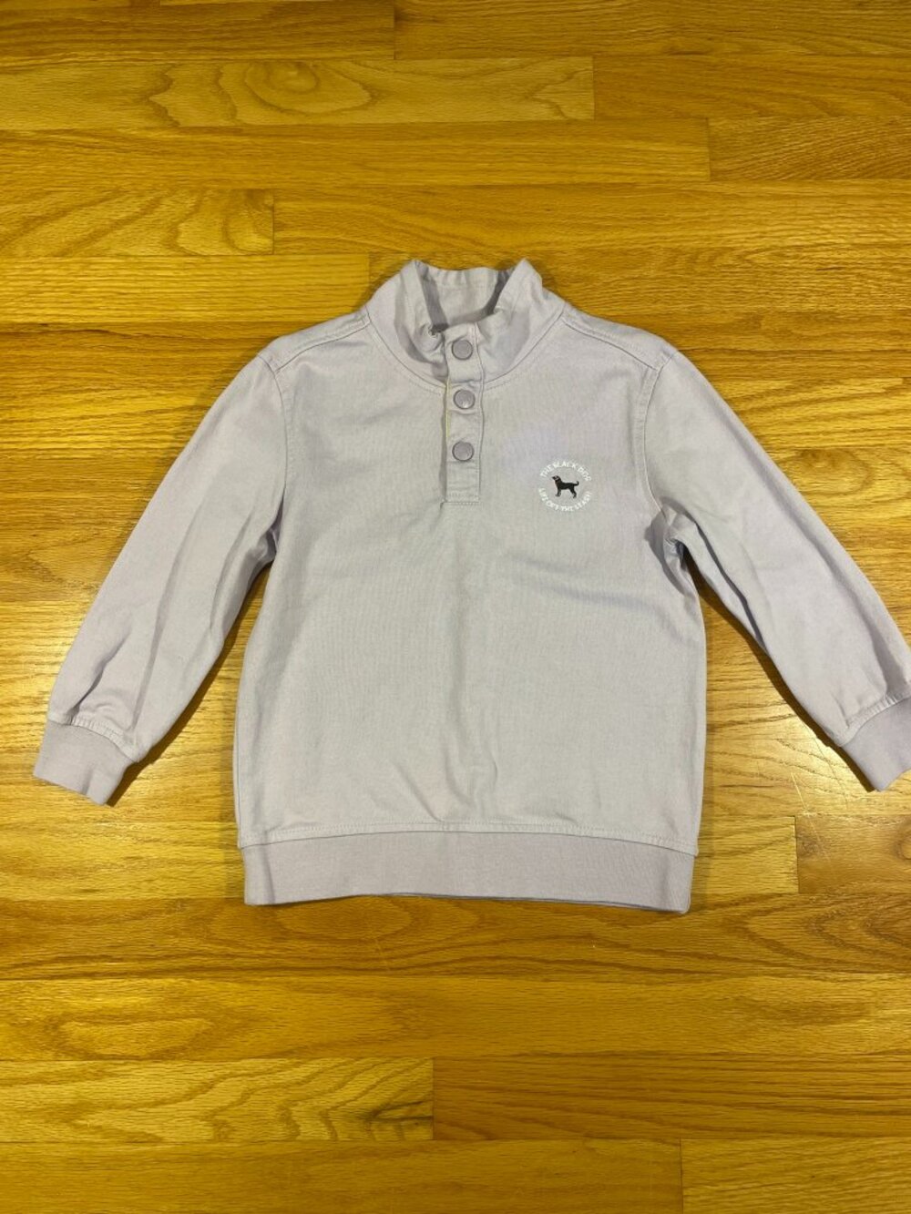 The Black Dog Kids Quarter Snap Neck Sweatshirt | Size XS